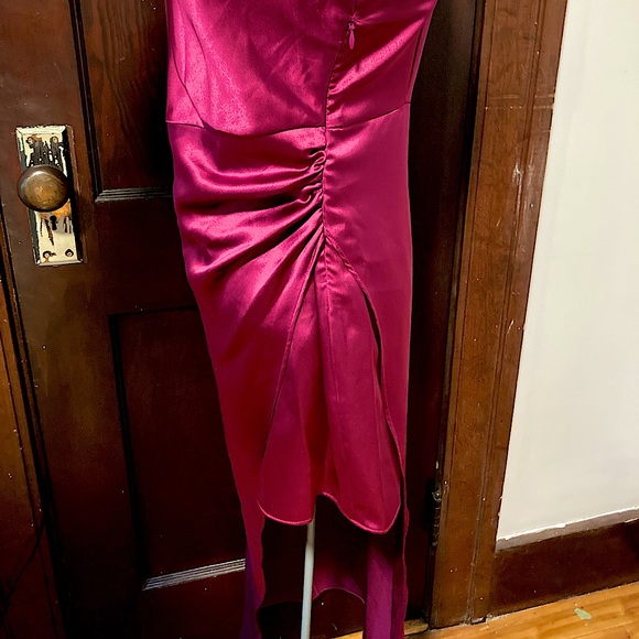 NWT! Zara Asymmetrical hem mini dress - Picture 2 of 8